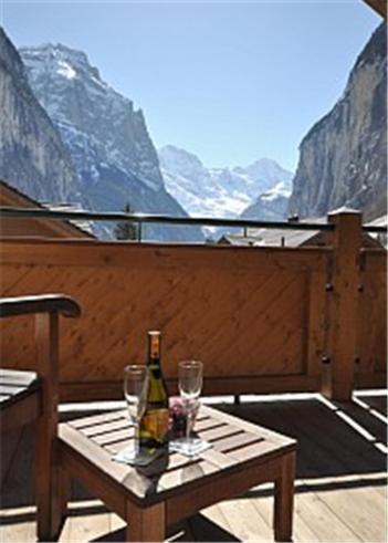 Apartmán Charming Penthouse Lauterbrunnen Pokoj fotografie