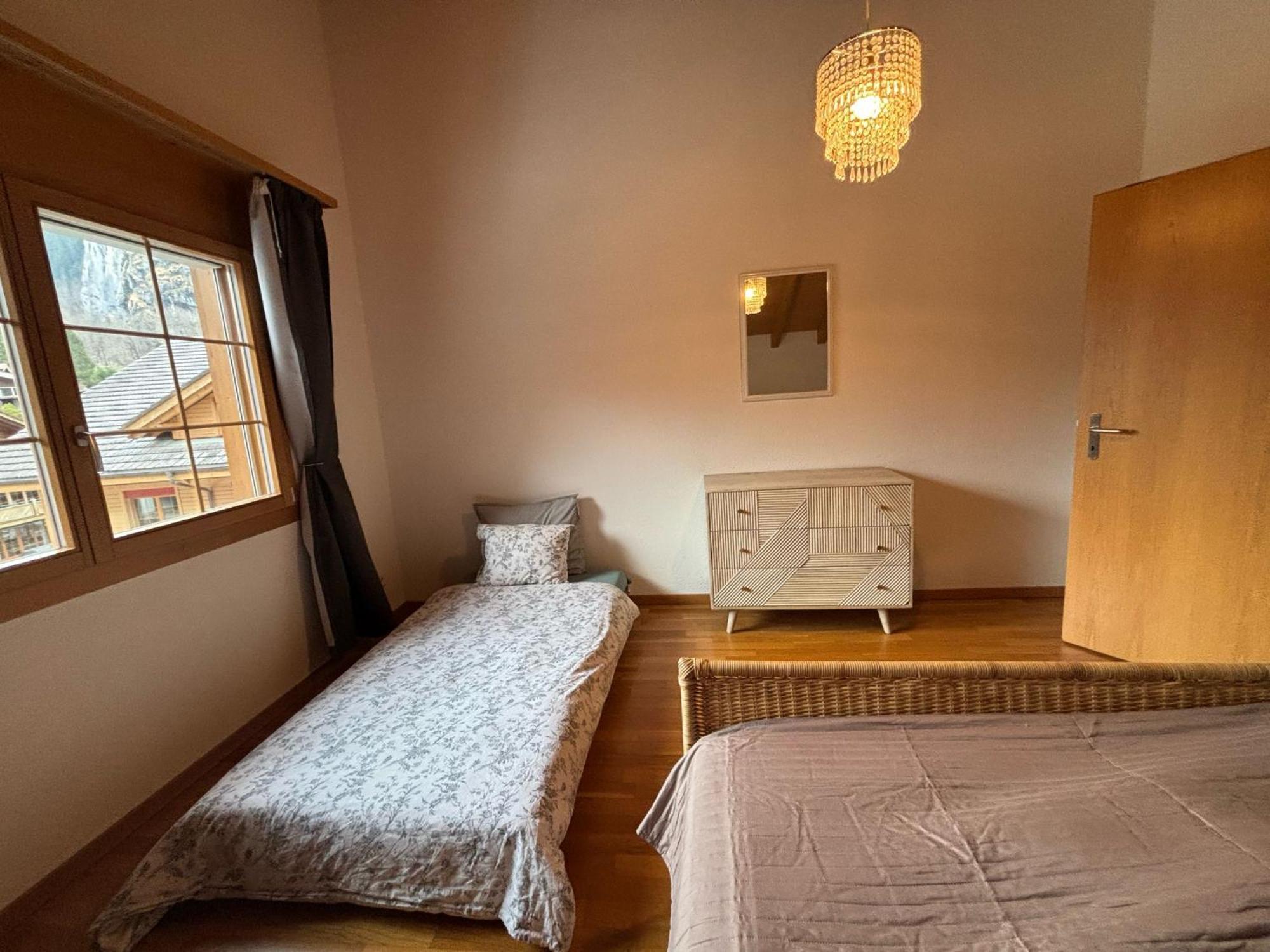 Apartmán Charming Penthouse Lauterbrunnen Exteriér fotografie